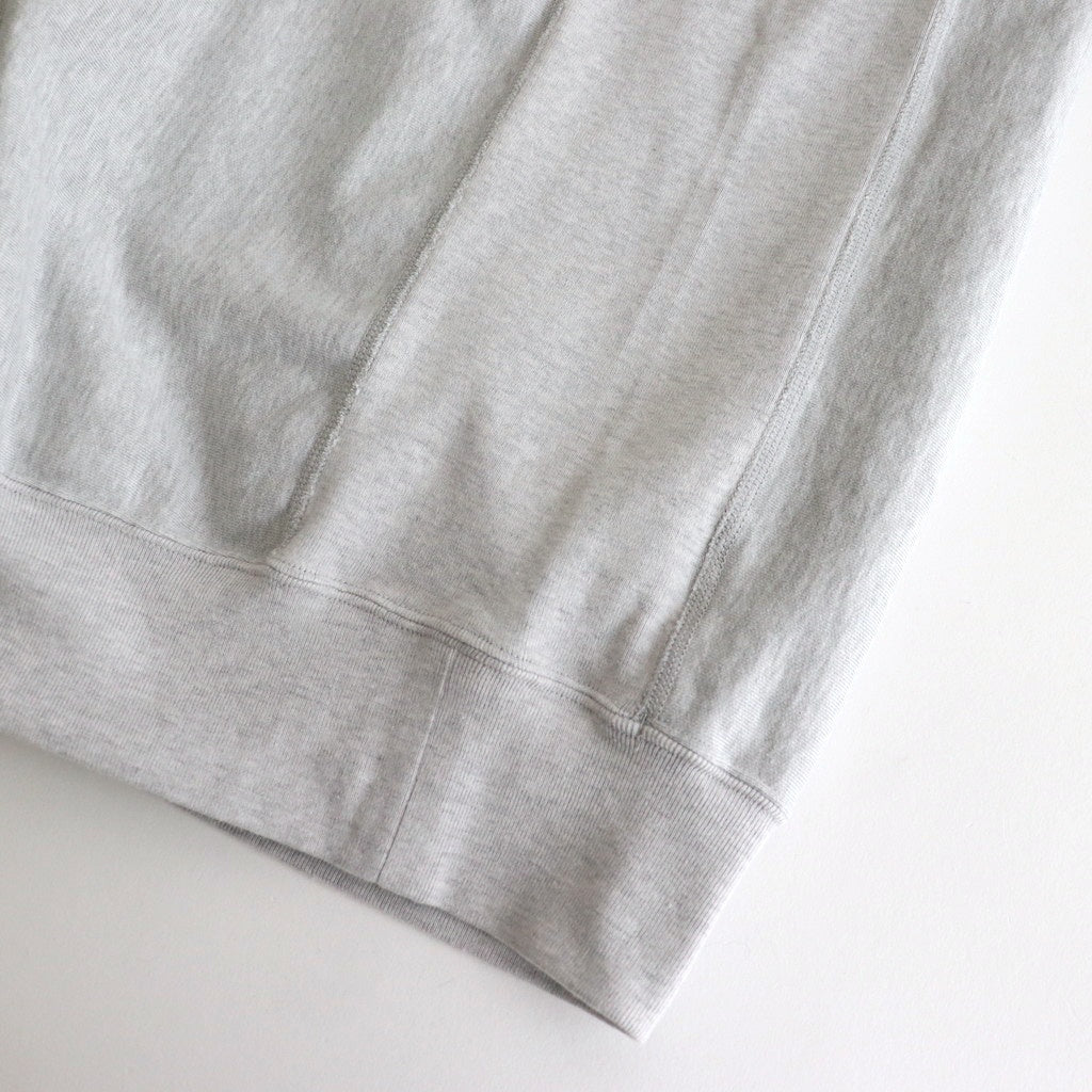 Thin-Sweat Crew-Neck P/O #HeatherWhite [bROOTS25S22]