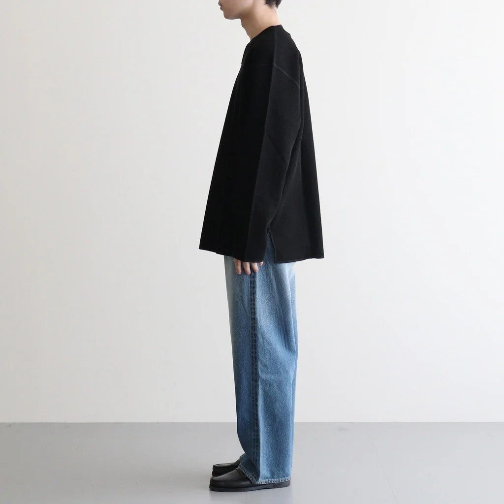 Rough&Smooth Thermal Over-neck L/S #Black [bROOTS24F30F26]