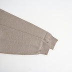 SOLID WOOL SMOOTH CREW NECK #IVORY×BEIGE [BN-26FM-056]