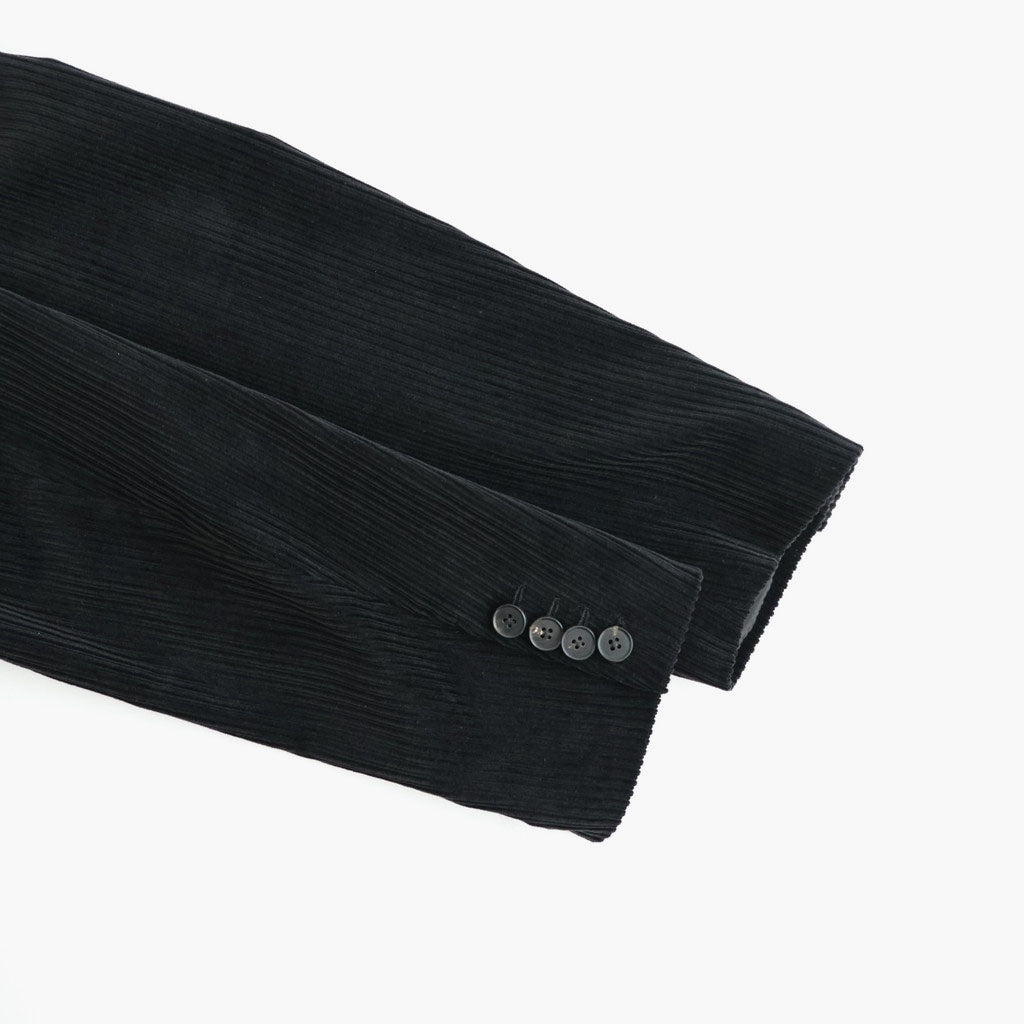 MIXED-WALE CORDUROY TAILORED JACKET #BLACK [26W-BIS-JK11]