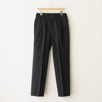 FRONT TUCK ARMY TROUSER #ONYX [251OJ-PT08]