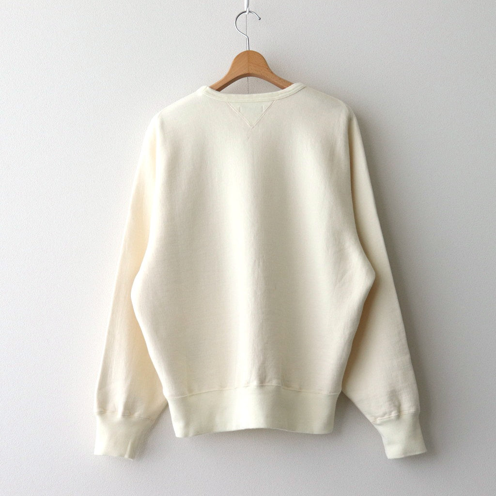 CREW-NECK ATHLETIC TOPS #RAW WHITE [242OJ-CT03]