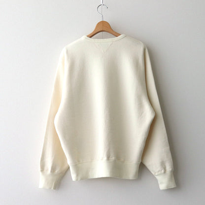 CREW-NECK ATHLETIC TOPS #RAW WHITE [242OJ-CT03]