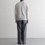 Cotton Silk Henleyneck #Silver Gray [NEP-SS2627]