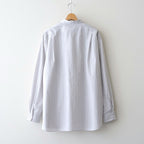Regular Collar Stripe Wind Shirt #Gray [S26SG086]