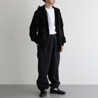 Soft&Hard Sweat Hoodie ZIP #Black [bROOTS24F23]