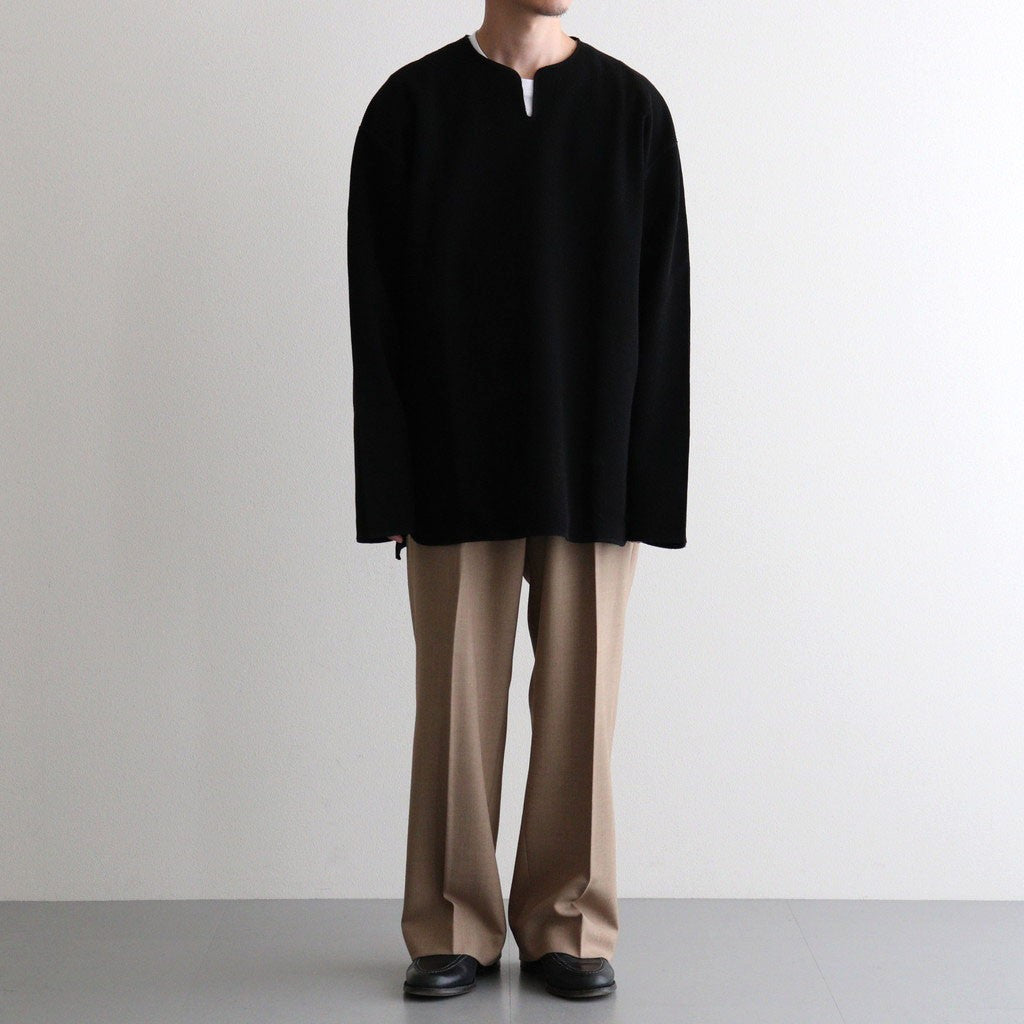 Rough&Smooth Thermal Over-neck L/S #Black [bROOTS24F30F26]