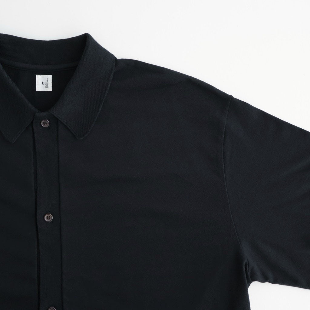 Classic Collared Cardigan #Black [bROOTS26F13]