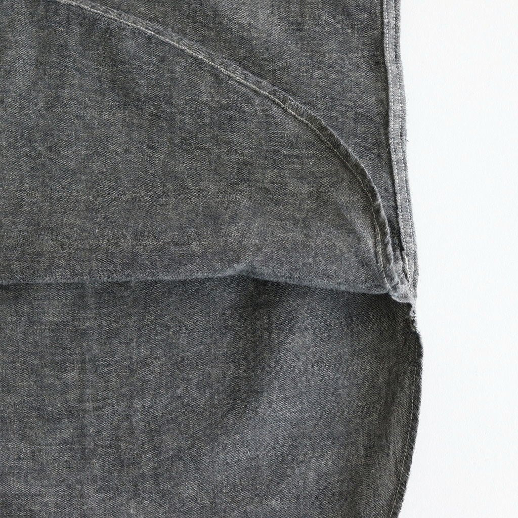 CHAMBRAY WORKADAY LS SHIRT #BLACK(FADE) [PMAT-LS05]