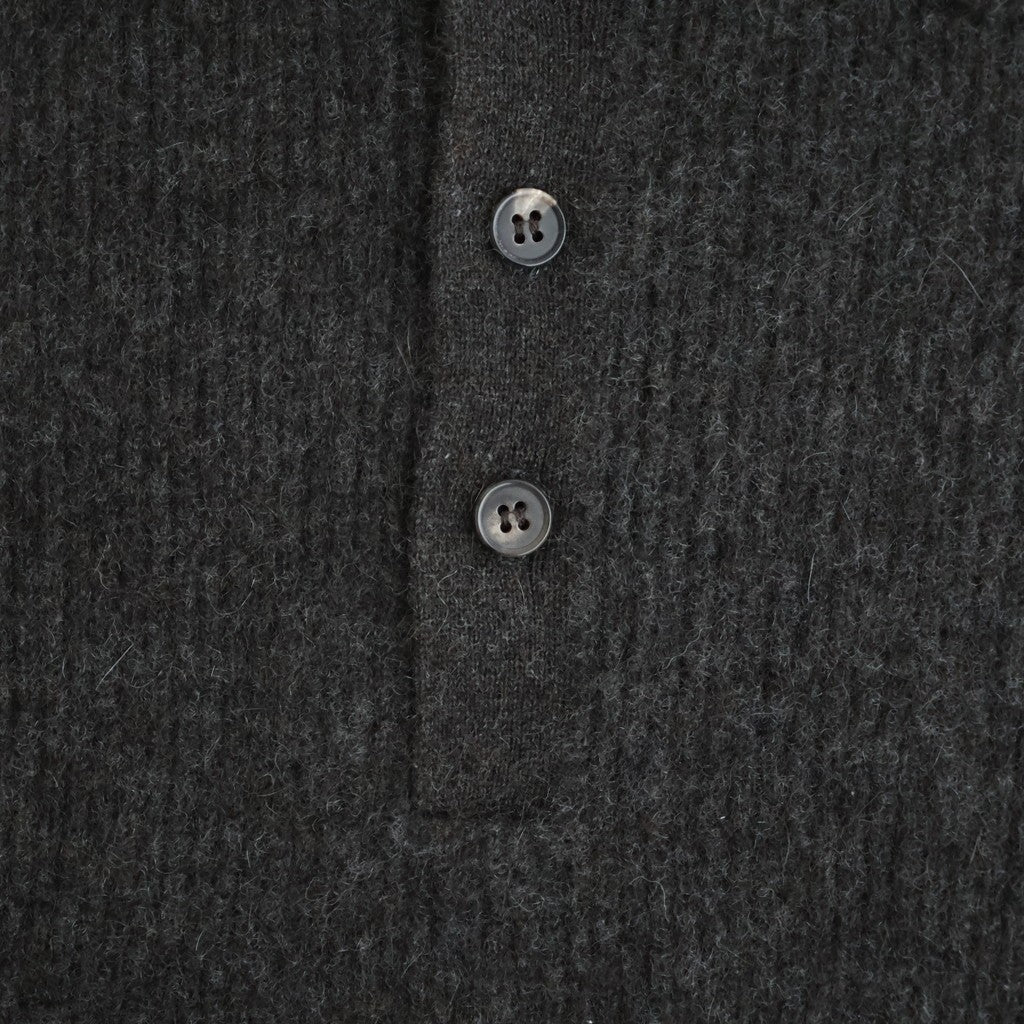 CASHMERE FOX POLO #CHARCOAL [BN-26FM-061]