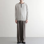 SUPER120'S CHAMBRAY WOOL 3TACK TR #050 MOCA [17061 40031]