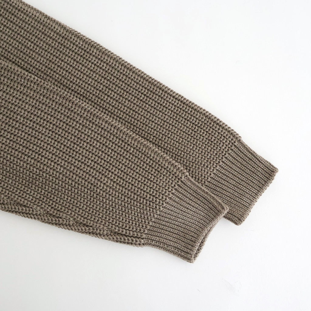 SIGNATURE CREW NECK #MELANGE BROWN [BN-25FM-038]