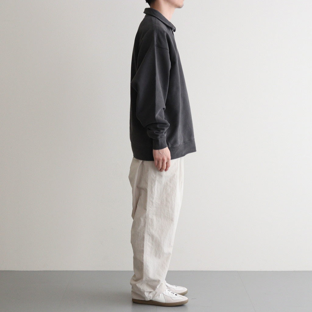11oz Half Zip Sweatshirt #Charcoal [N25SH010] - Diffusion 三重県