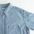 Regular Collar Light Denim Shirt #Indigo Bleach [S25SG087]