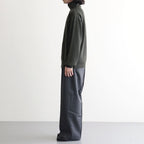 HARD TWIST WOOLRIB DRIVERS KNIT #FOREST [BN-26FM-033]
