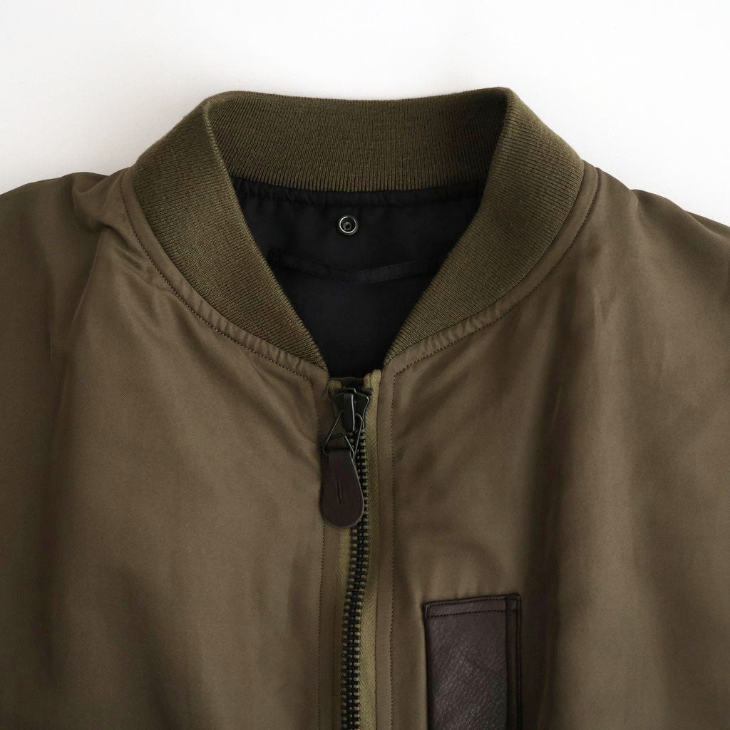 Poly-Silk Twill Modified MA1 #Khaki [BHS26F026]
