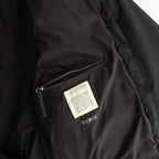 HIGH-COUNT SILK MITTEN PUFF JACKET #BLACK [252OJ-JK13]