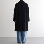 Classic Wool Balmacaan Coat #BlackNavy [BHS25F009]