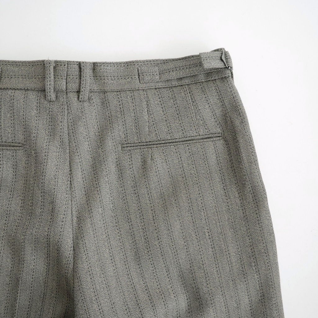 SINGLE PLEAT WIDE TROUSERS #GREIGE [M26C20PT01C]
