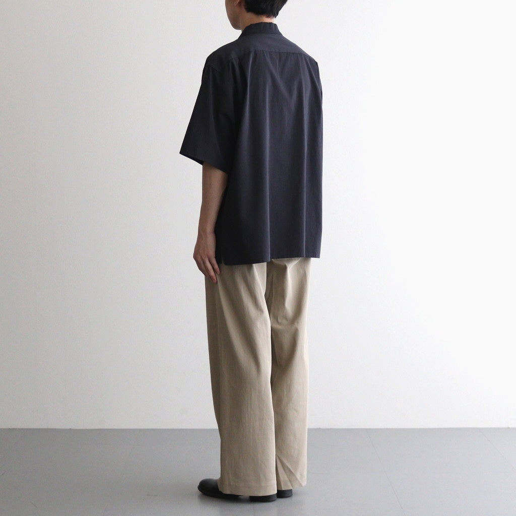 ORGANIC COTTON WASHER SATIN OPEN/C SH #NAVY [16551 50343]