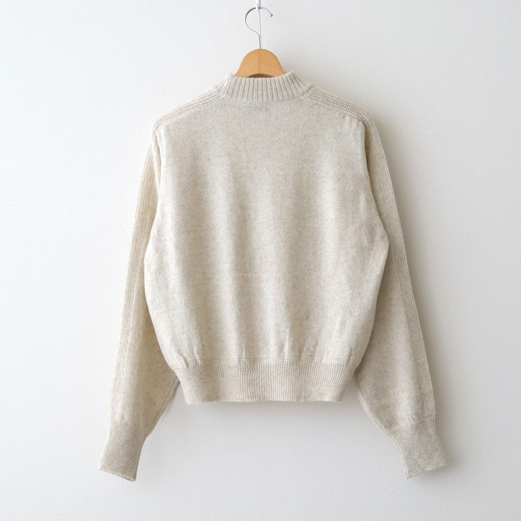 All-yak Crewneck #Ntural White [NEP-AW2408]