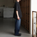 b Patch Tee WIDE #InkBlack×Charcoal [bROOTS25S34S26C]