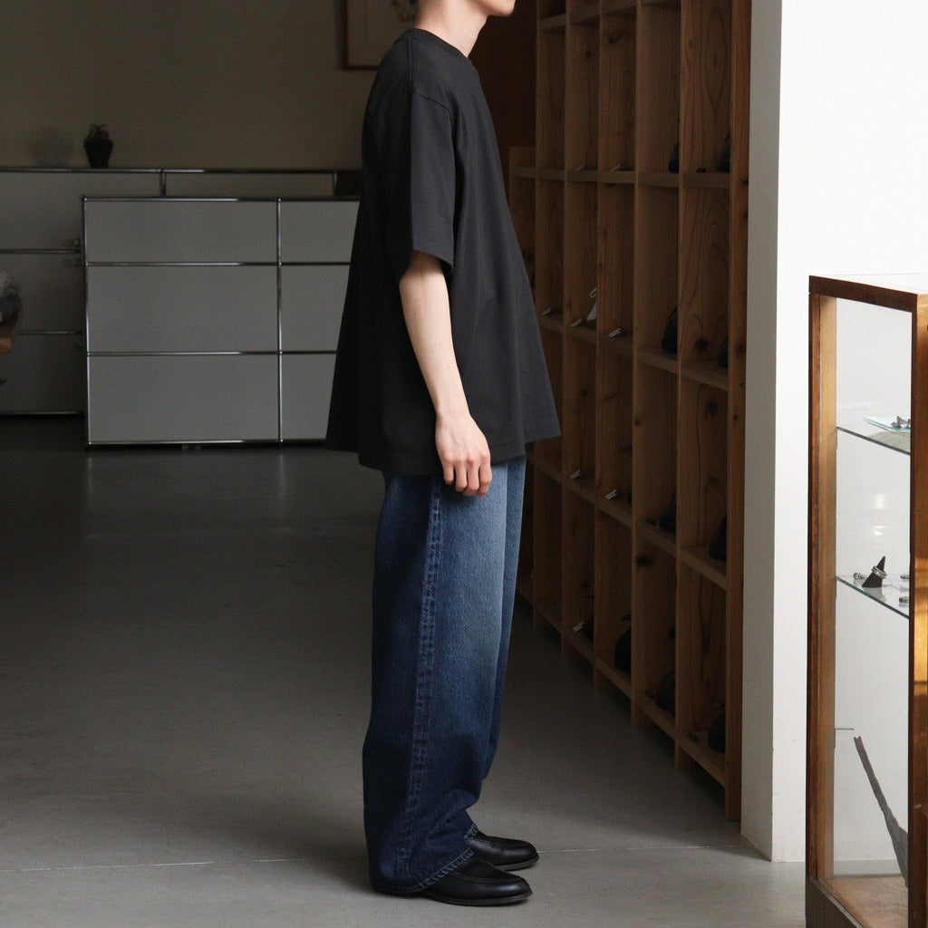 b Patch Tee WIDE #InkBlack×Charcoal [bROOTS25S34S26C]