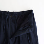CLASSIC FIT TWO TUCK EASY TROUSERS #NAVY [A25B05PT01C]