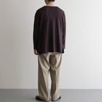 NORMANDY LINEN BASQUE SHIRT #DARK BROWN [BN-25SM-065]