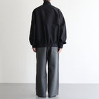 FLIGHT JACKET #CHAMBRAY BLACK [M25C08BL01C]