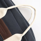 DUCK CLOTH BOSTON BAG #FADE NAVY [PMAT-AC02]