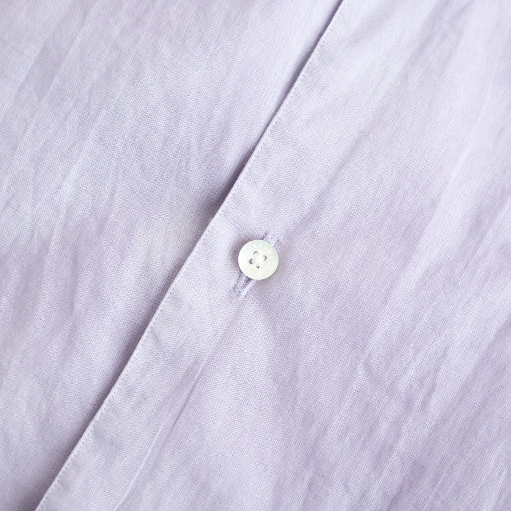 ITALIAN OPEN COLLAR SHIRT #LAVENDER [A26A23SH03C]