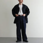 MIL DENIM FATIGUE TROUSERS #INDIGO [PM-PTM35]