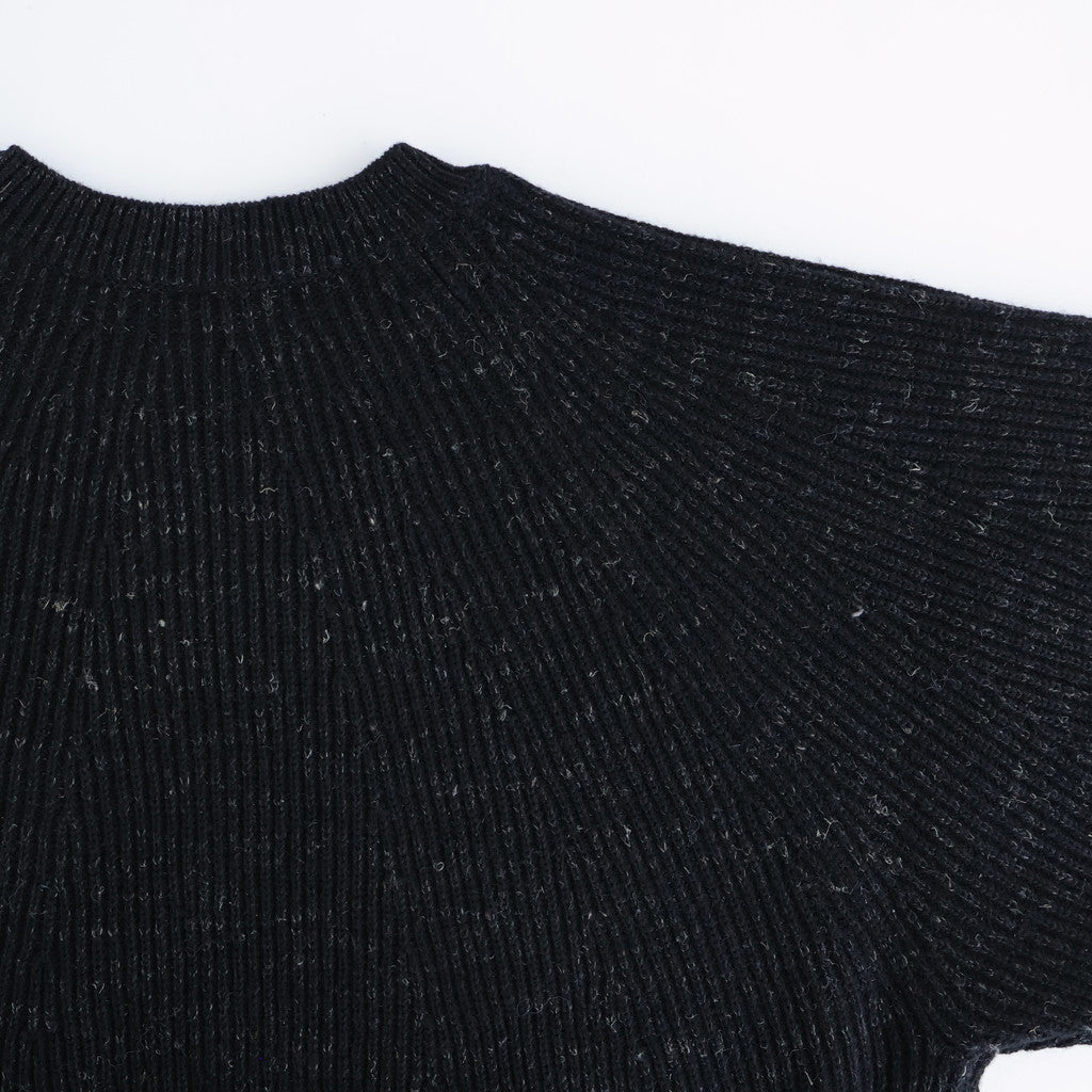 BLENDED KEMPI CREW-NECK SWEATER #ONYX [252OJ-KN01]