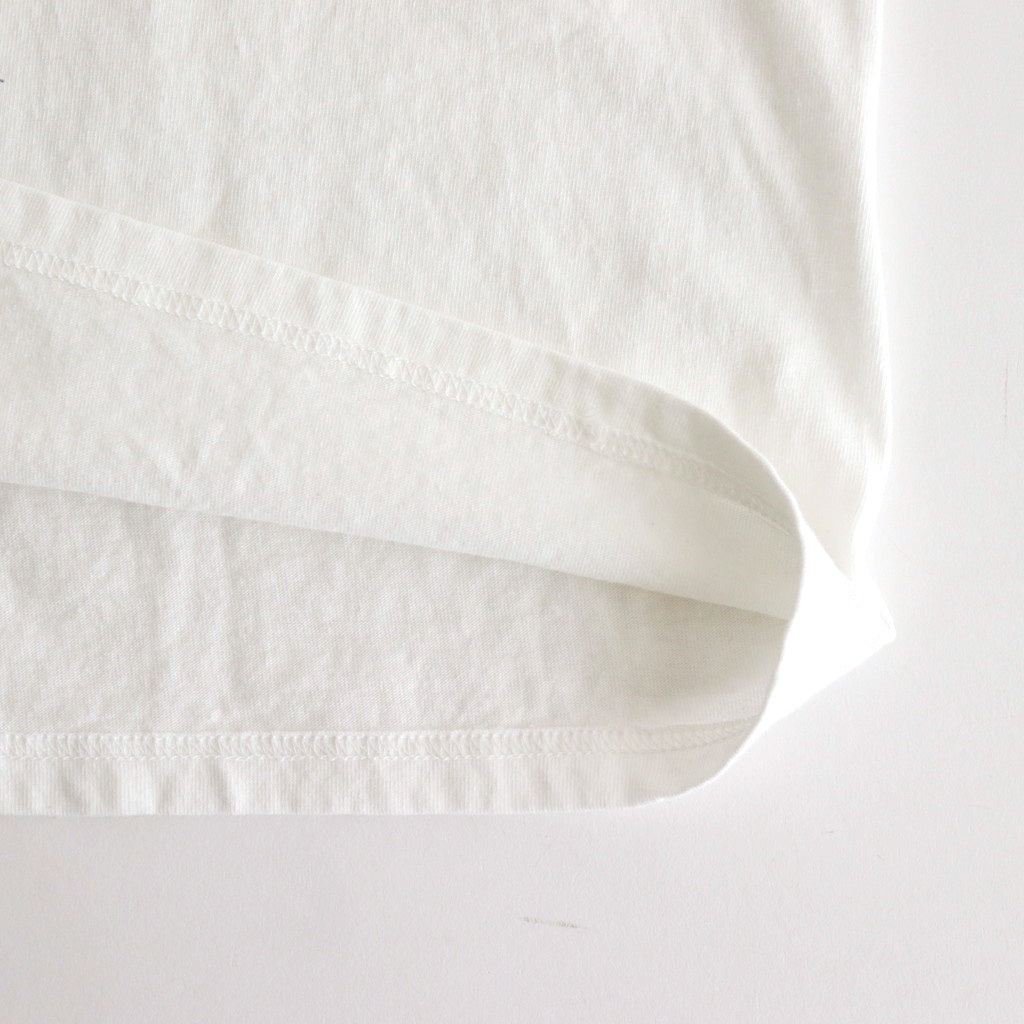 7oz Pocket Tee #Off White X Purple [N25SI102]