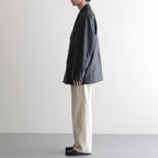 DOUBLE BREASTED JKT #BLACK [SH-62-C-SHEEP-4]