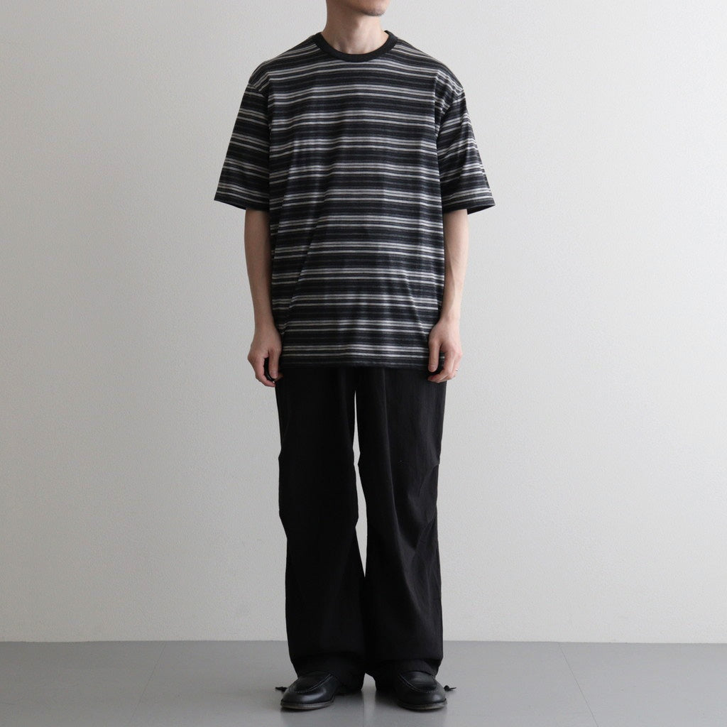 KNEE TUCK PANTS #BLACK [M26A16PT01C]