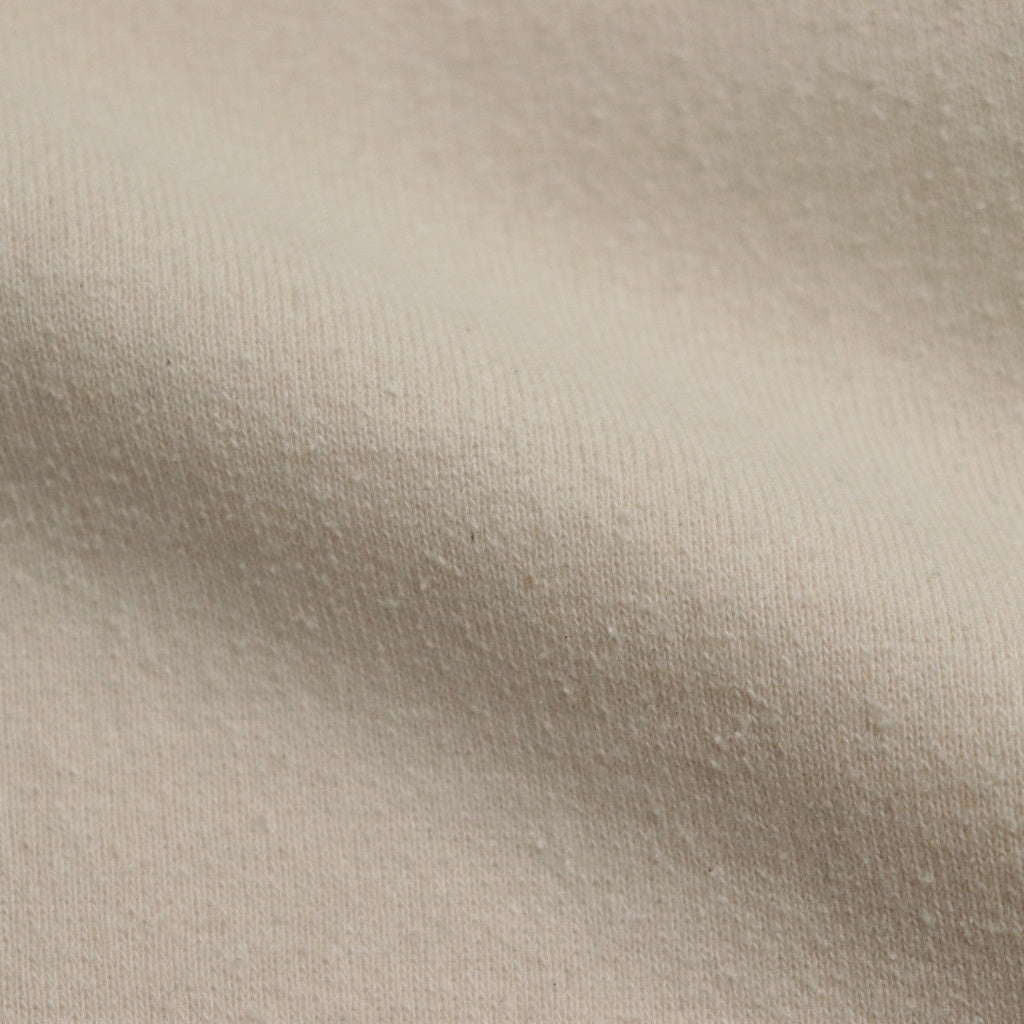 Co/Silk Nep Ringer Tee #Ivory-BODY×Black [BHS25S039]