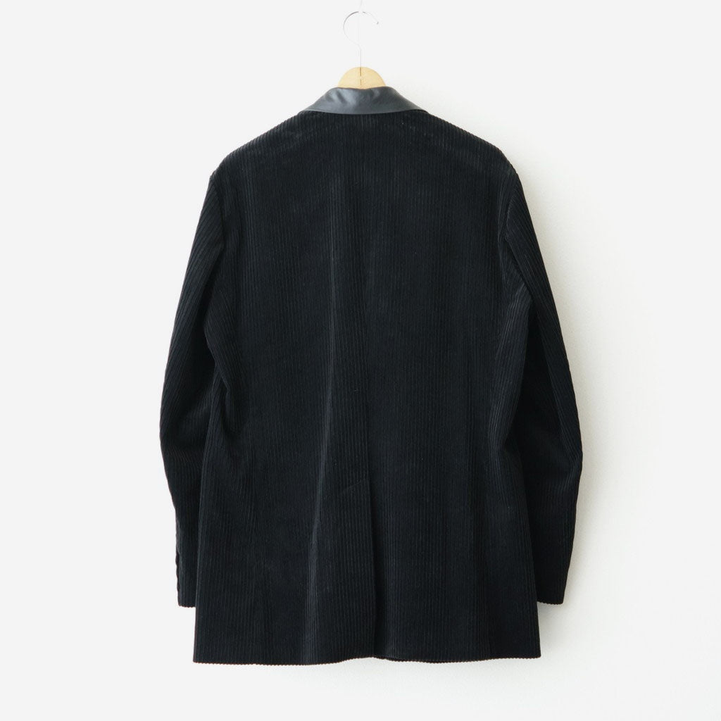 MIXED-WALE CORDUROY TAILORED JACKET #BLACK [26W-BIS-JK11]