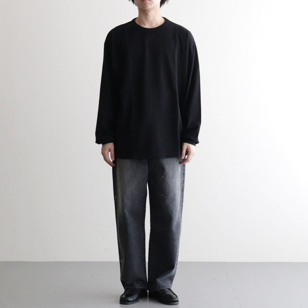 Co/Silk Nep Tee L/S #Black [BHS26S031]
