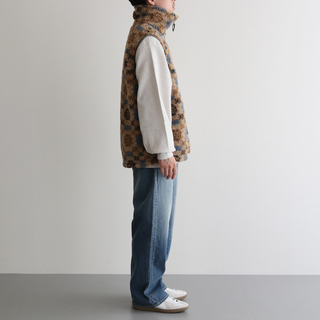 APEROL / Aperol (Reversible fleece vest) #BEIGE [DN-0402V3]