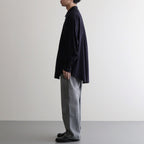 ORGANIC COTTON / TENCEL BRUSHED TWILL SH #NAVY [16542 50368]