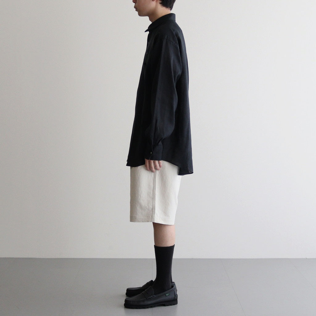 ALPHADRY Double Pleats Shorts #Dry Sand [S25SD052]