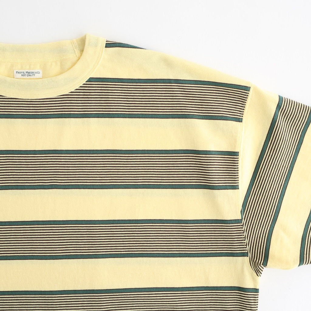 BORDER SS TOP #P.YELLOW x VIRIDIAN [PMAV-CS04]