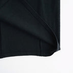 Cotton Linen Poly Pencel Skirt #Black [NEP-SS2632]