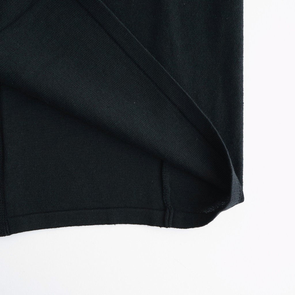 Cotton Linen Poly Pencel Skirt #Black [NEP-SS2632]