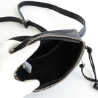 BELT WAIST BAG #BLACK [BG-44-C-COW-5]