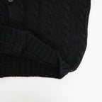 CABLE PATTERN GRANDPA CARDY #ONYX [262OJ-KN01]