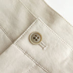 ALPHADRY Double Pleats Shorts #Dry Sand [S25SD052]