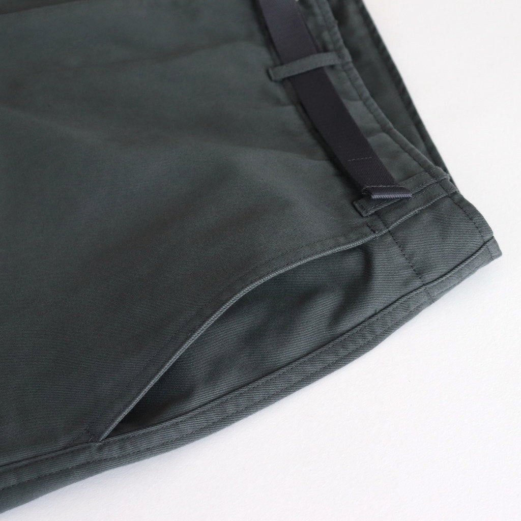 Chino Wide Straight Field Pants #Asphalt Gray [N25SC093]